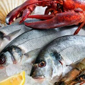 Akdeniz diyeti için deniz ürünleri