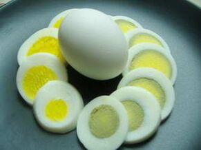 Kilo kaybı için haşlanmış yumurta